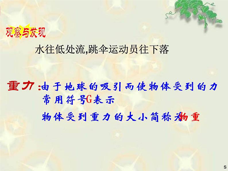 粤教版八年级下册物理 6.3 重力 课件04