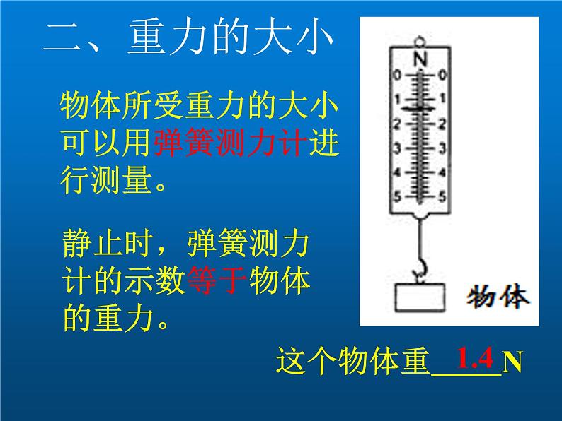 教科版八下物理 7.4 重力 课件第6页