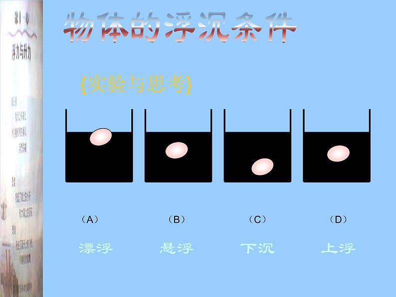 沪粤版八下物理 9.3 研究物体的浮沉条件 课件第6页