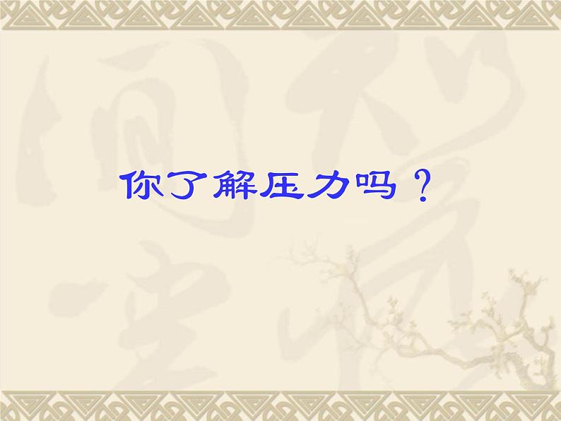 苏科版八下物理 10.1压强 课件第3页