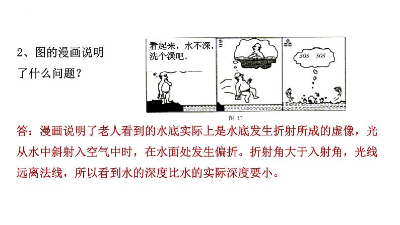 2022年中考物理复习简答题专题四(光、电与磁)课件PPT第7页