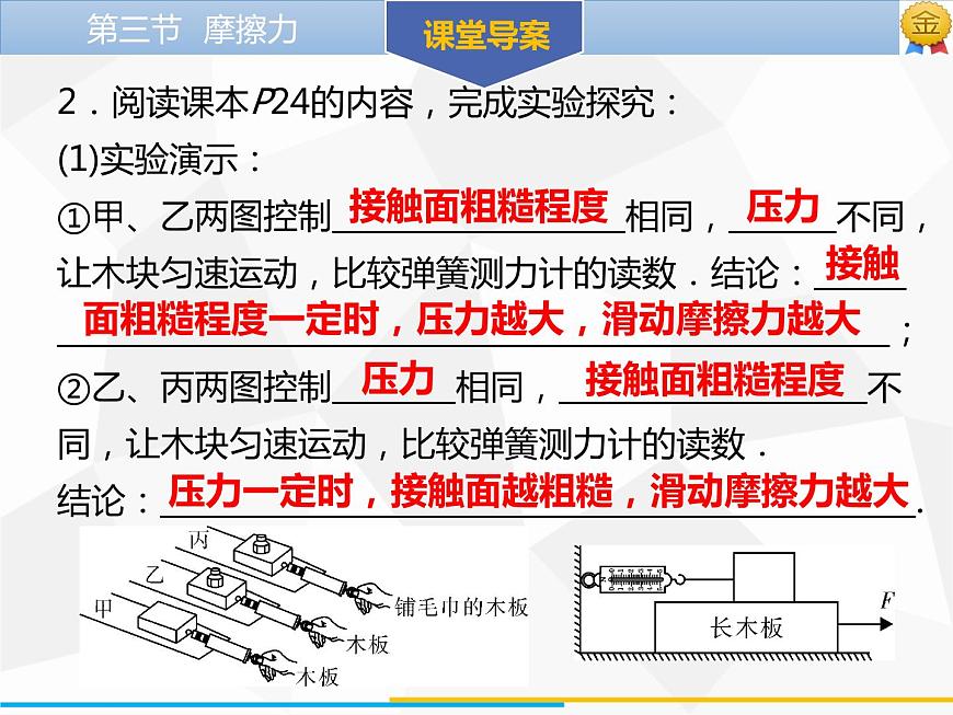 新人教版物理八年級(jí)下冊第八章運(yùn)動(dòng)和力第三節(jié)摩擦力(第2課時(shí)）ppt課件第6頁