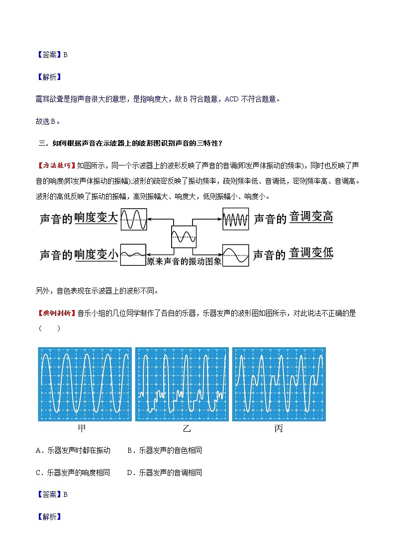 專題02 聲現(xiàn)象(方法技巧)(解析版)第2頁(yè)