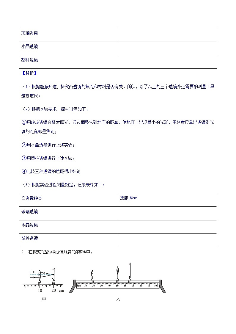 專題05 透鏡及其應(yīng)用（方法技巧）（解析版）第3頁