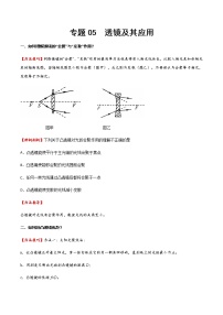 專題05透鏡及其應(yīng)用-2022年中考物理解題技法速練