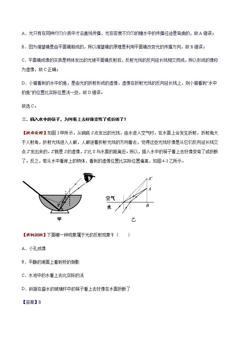 專題04 光現(xiàn)象（方法技巧）（解析版）第3頁
