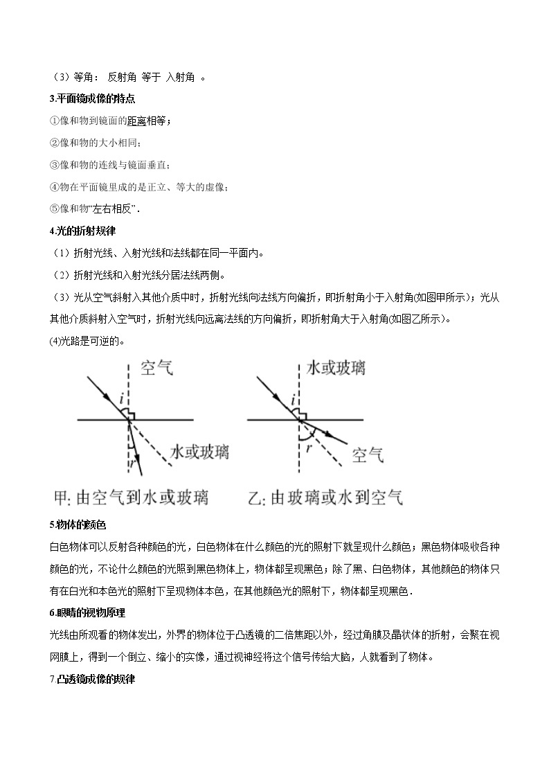 中考专题04 物理规律解读02