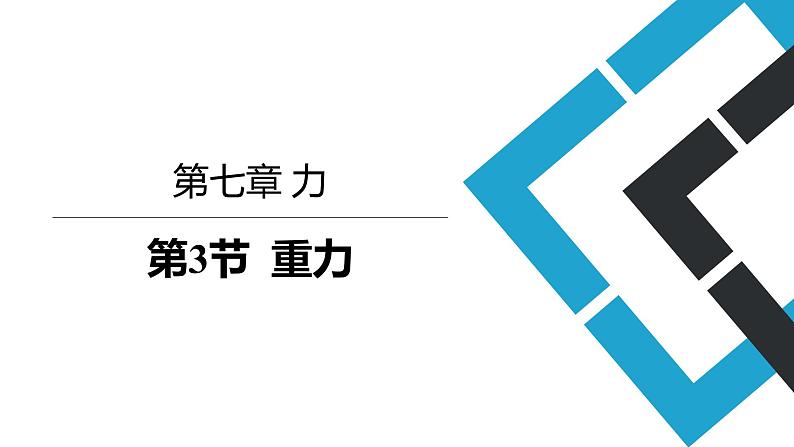 人教版物理八年级下册课件:第七章第三节重力(共30张PPT)第1页
