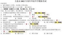 2022年遼寧省大連市中考一模物理試題（有答案）