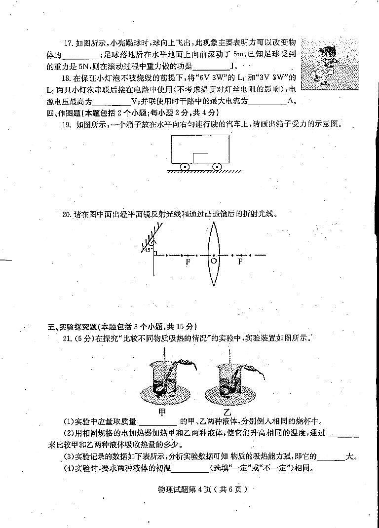 2022年山东省聊城市冠县中考二模物理试题(有答案)第3页