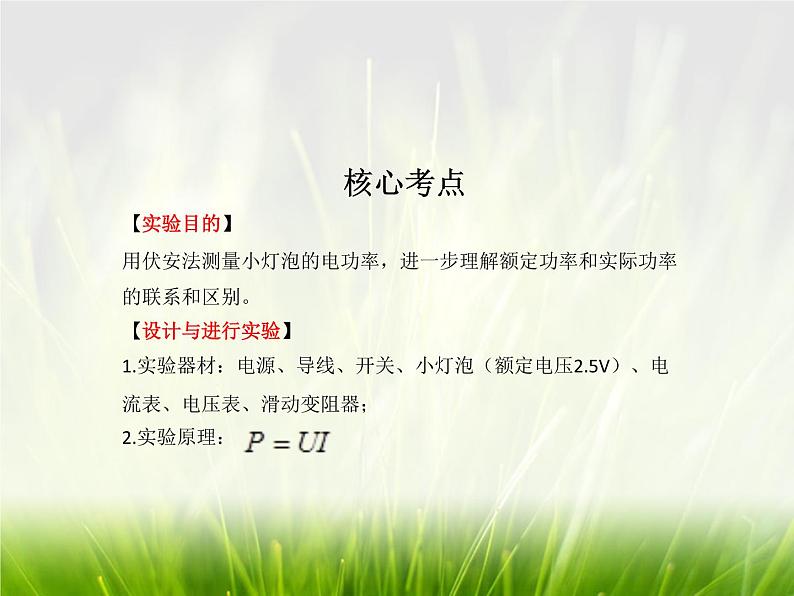 人教版中考物理实验专题全突破 二十四 测量小灯泡的电功率第2页