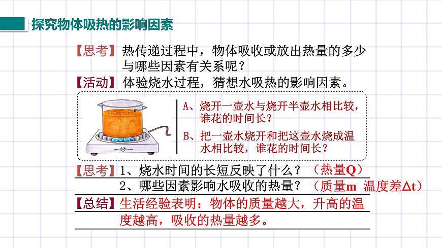 北師大九上 10.3《探究物質(zhì)的比熱容》課件第5頁