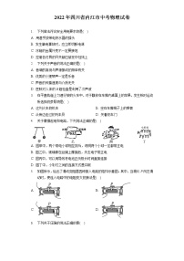 2022年四川省内江市中考物理试卷（含答案解析）