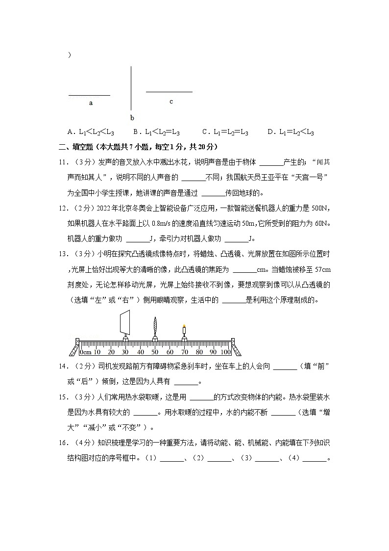 2022年江苏省连云港市中考物理真题试卷(含答案)第3页
