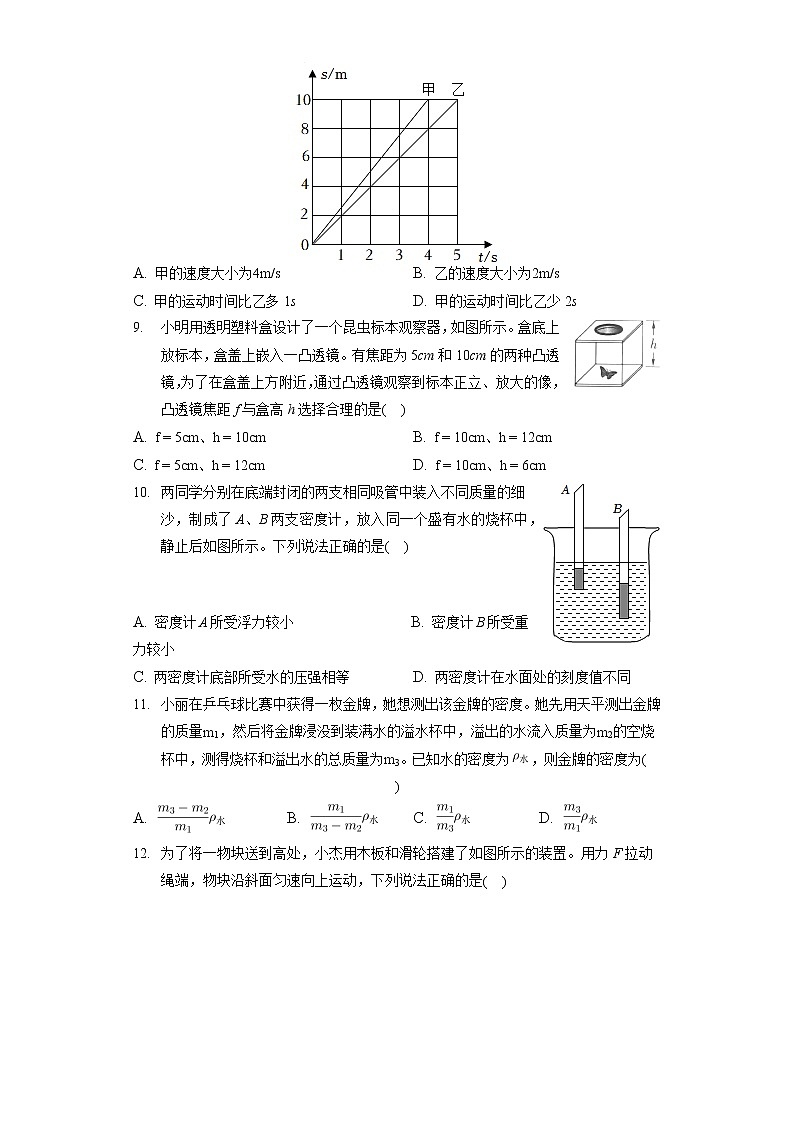2022年河南省中考物理试卷(含答案解析)第2页