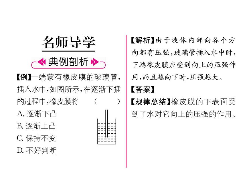 八年級(jí)物理下冊(cè)(部編版)教學(xué)課件第8章 第2節(jié) 第1課時(shí) 探究液體的壓強(qiáng)第2頁(yè)