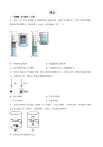 2022年中考物理真题分类汇编之浮力附真题答案