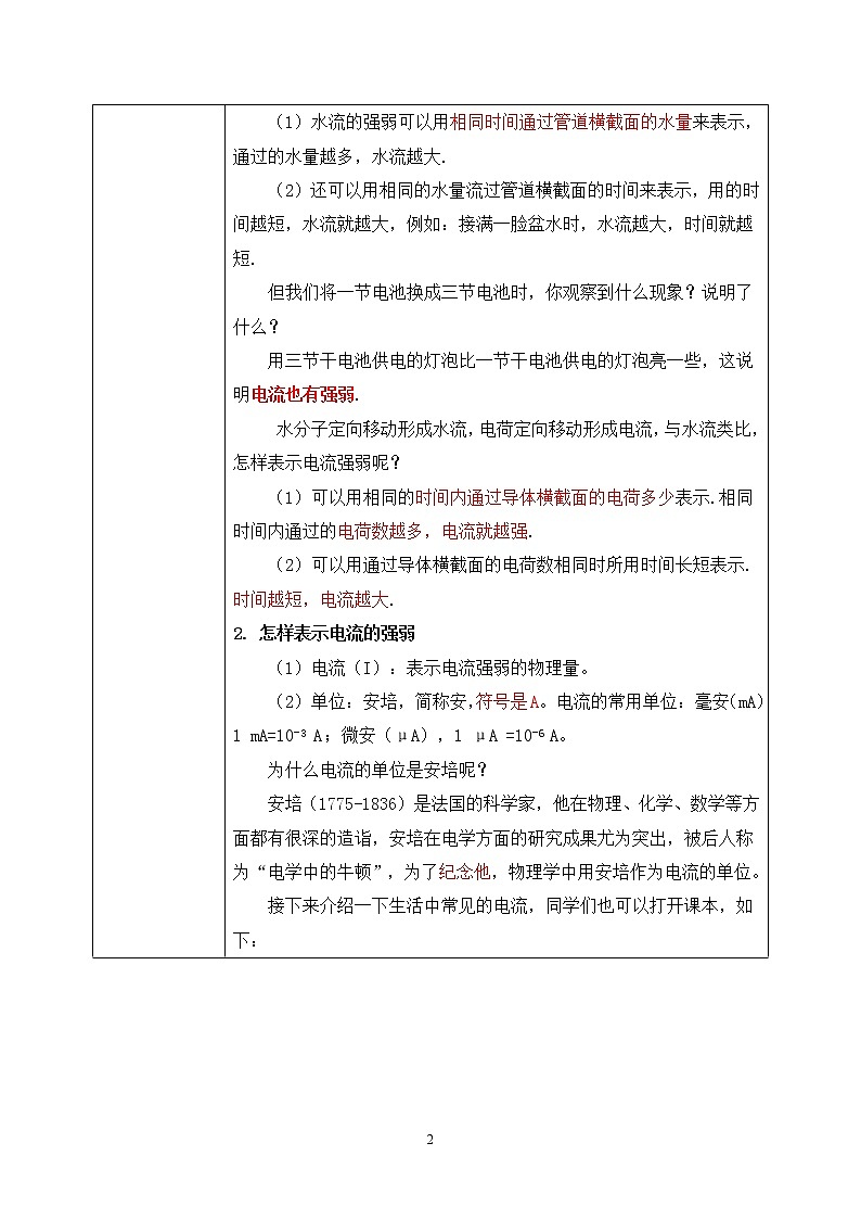 15.4 电流的测量 同步精品课件(含素材)+教案+练习(含解析)02