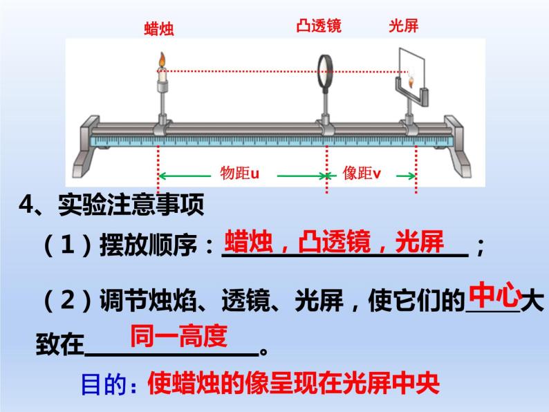 人教版物理《凸透镜成像的规律（实验课）》课件06
