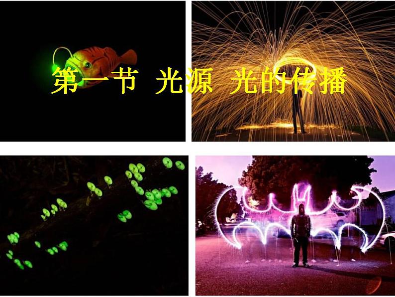 4.1光源 光的传播 课件 教科版八年级物理上册第1页