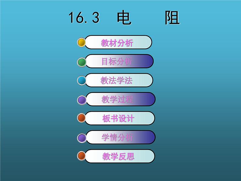 人教版九年级物理全册-16.3电阻-课件302