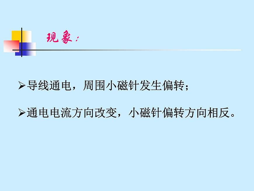 人教版九年級(jí)物理全冊(cè)--20.2電生磁-課件第8頁