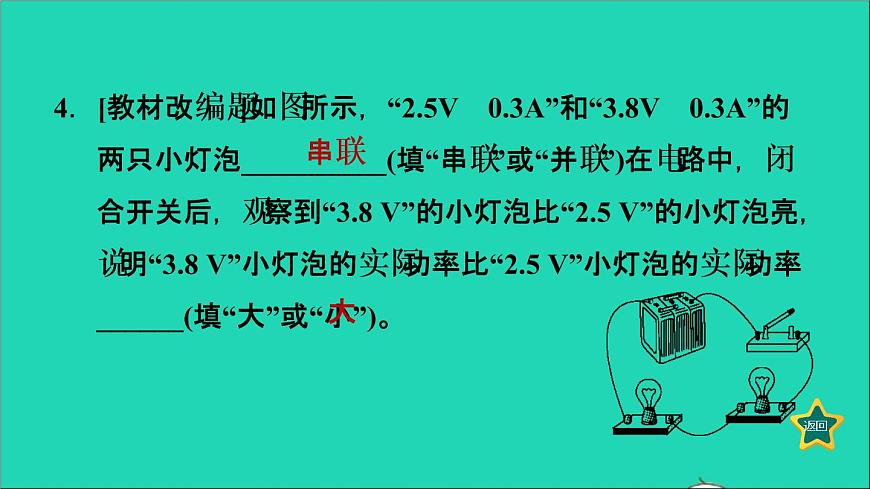 2022九年級物理上冊第6章電功率6.4燈泡的電功率習(xí)題課件新版教科版第6頁