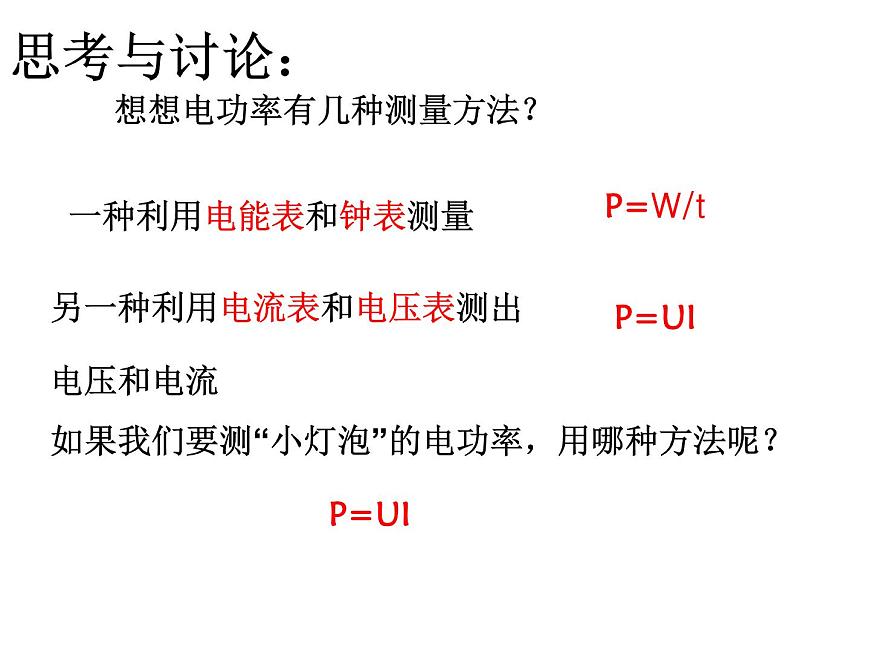 人教版九年級(jí)物理全冊(cè)--18.3測(cè)量小燈泡的電功率-課件3第7頁(yè)