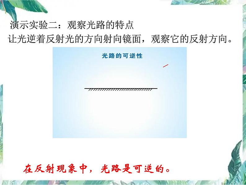 北师大版 八年级上册 光的反射 优质课件第6页