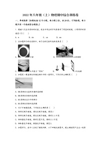 河南省新安县2022年八年级（上）物理期中综合训练卷(word版，含答案)