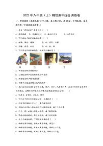 河南省安阳县2022年八年级（上）物理期中综合训练卷(word版，含答案)