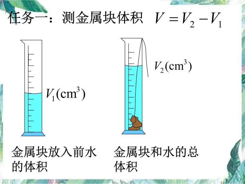 北师大版 八年级上册 实验专题（一）用天平和量筒测定固体和液体的密度 优质课件05