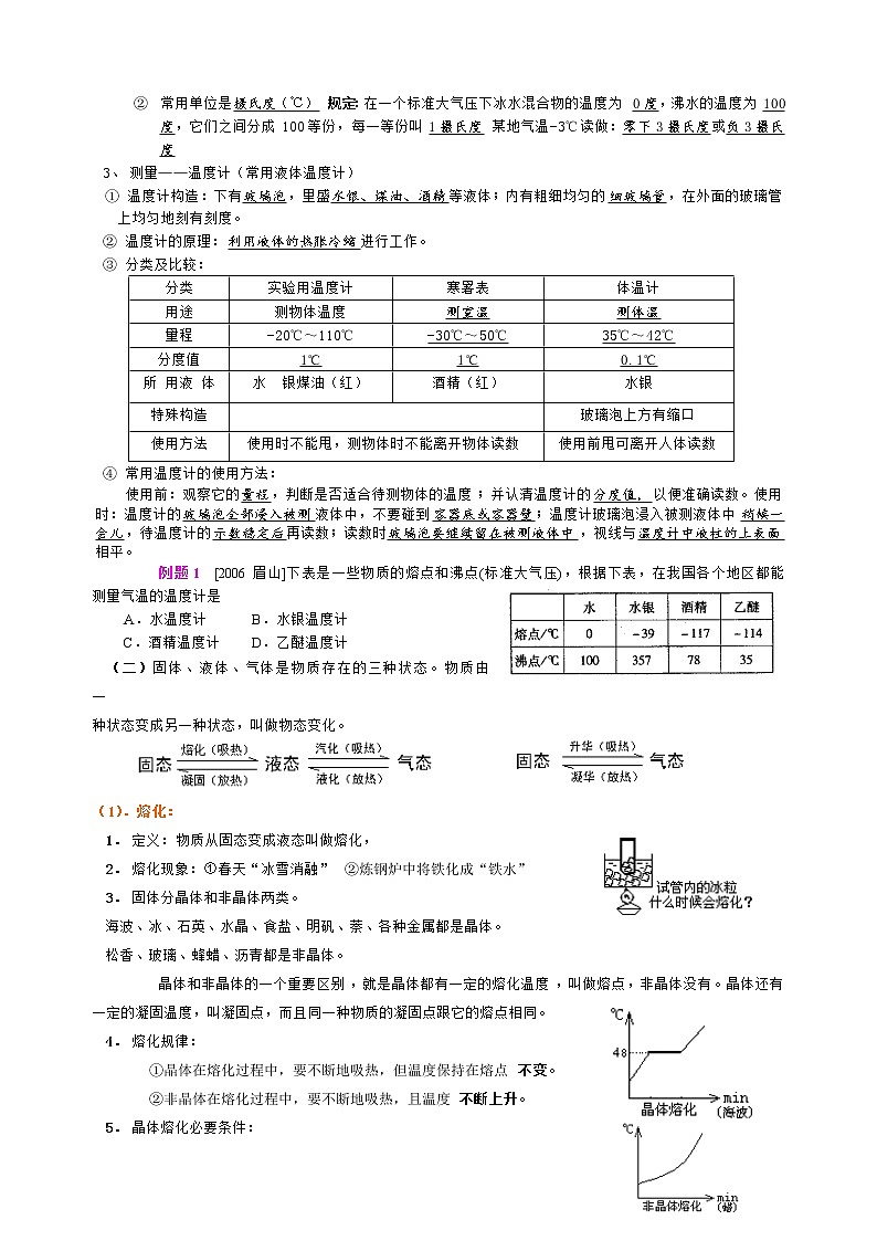 人教版八上物理 3.5本章复习 教案第3页
