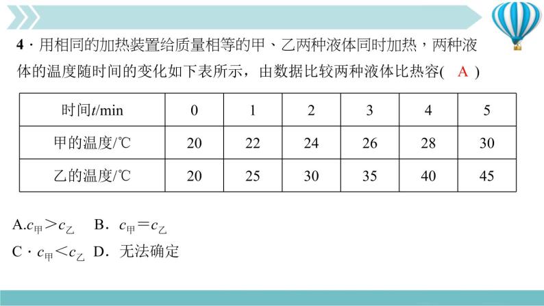 物理九年级上期末复习训练一(第13～14章)复习训练课件04