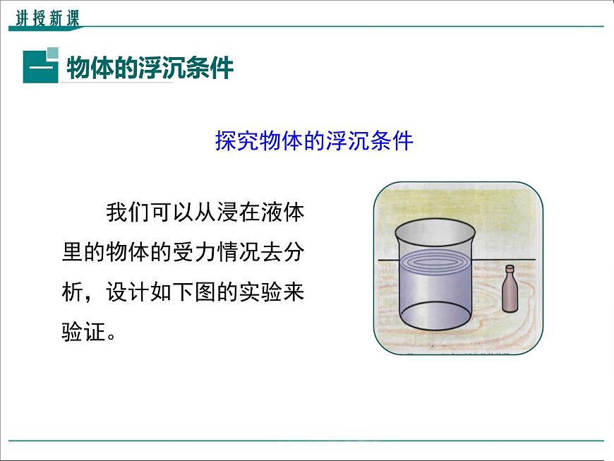 第十章 浮力第3節(jié)第1課時 物體的沉浮條件教學課件第4頁
