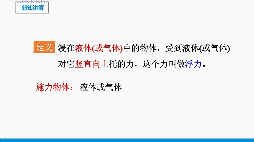 9.1 認(rèn)識(shí)浮力 同步課件 初中物理滬科版八年級(jí)全一冊(cè)第6頁