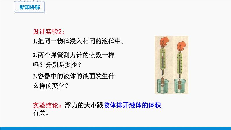 9.2 阿基米德原理 同步课件 初中物理沪科版八年级全一册第5页