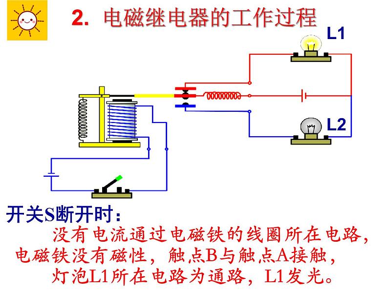 教科版九年级上册物理 7.4 电磁继电器 课件08