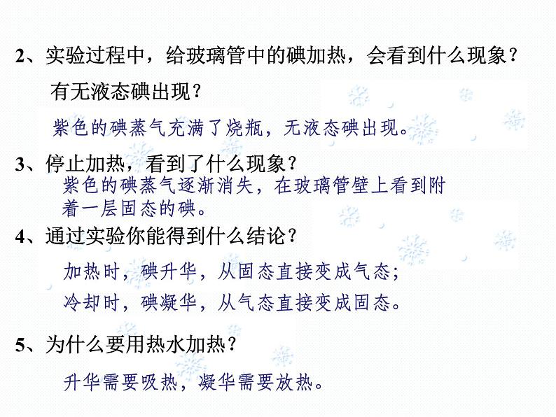 苏科版八年级上册物理 2.4 升华和凝华 课件第4页