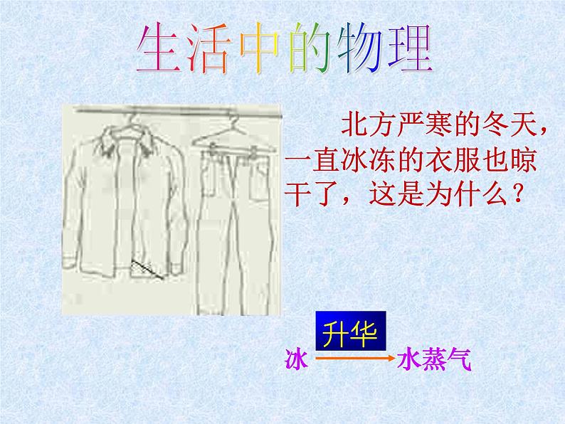 苏科版八年级上册物理 2.4 升华和凝华 课件第7页