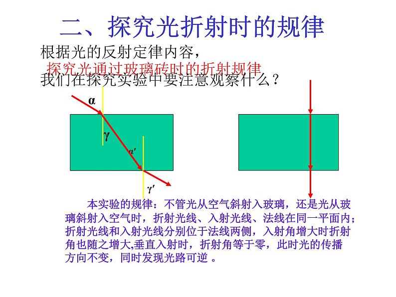 苏科版八年级上册物理 4.1 光的折射 课件06