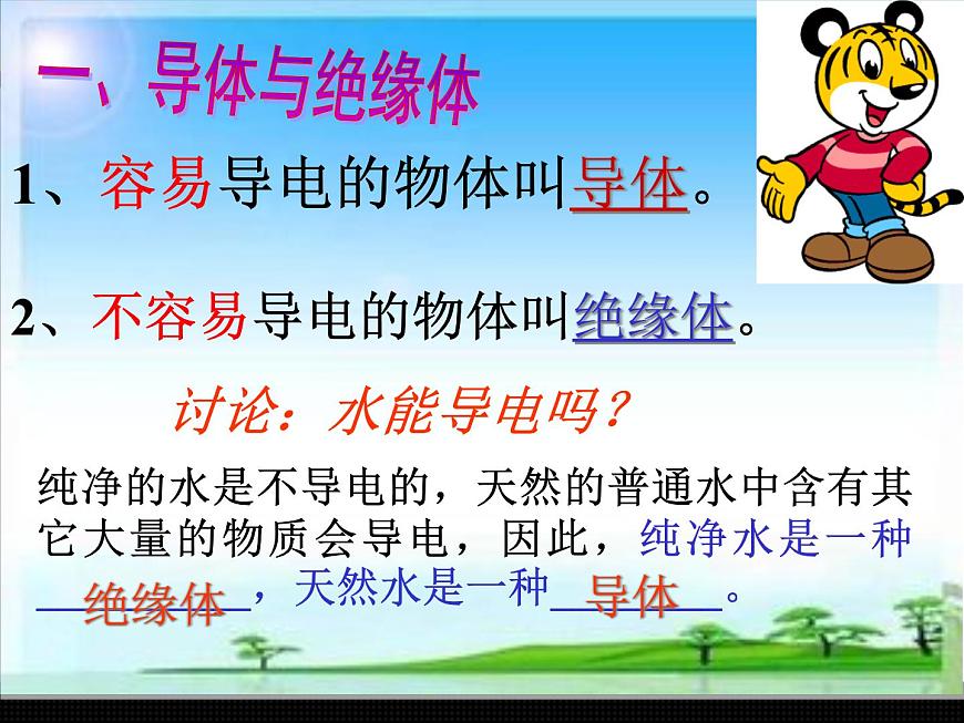 北師大版九年級全冊物理 11.6 不同物質(zhì)的導(dǎo)電性能 課件第6頁