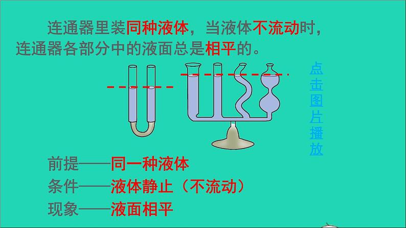 物理北师大版八年级下册同步教学课件第8章 压强与浮力 第3节 连通器第6页