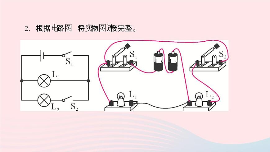 物理人教版九年級(jí)上冊 同步教學(xué)課件第15章 電流和電路 專題訓(xùn)練3 連實(shí)物圖畫電路圖第3頁
