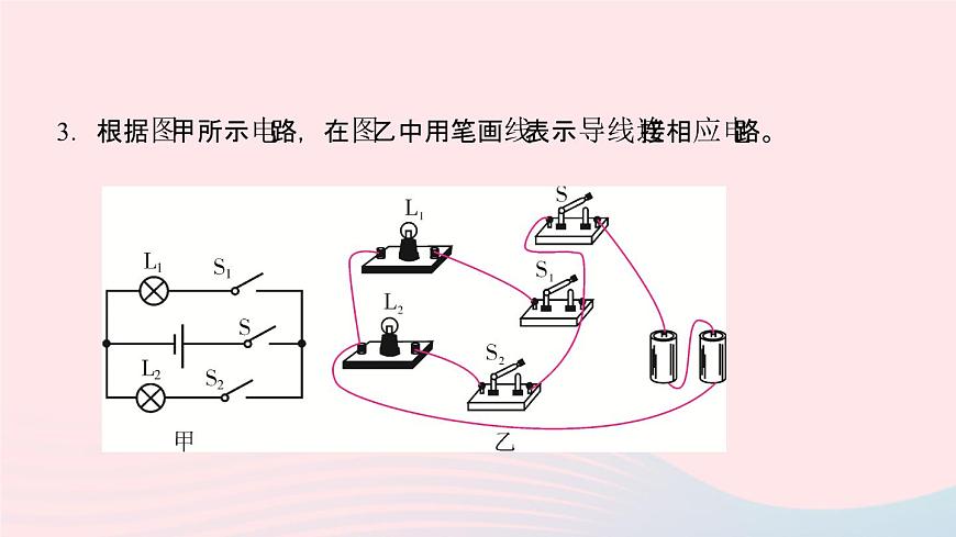 物理人教版九年級(jí)上冊 同步教學(xué)課件第15章 電流和電路 專題訓(xùn)練3 連實(shí)物圖畫電路圖第4頁