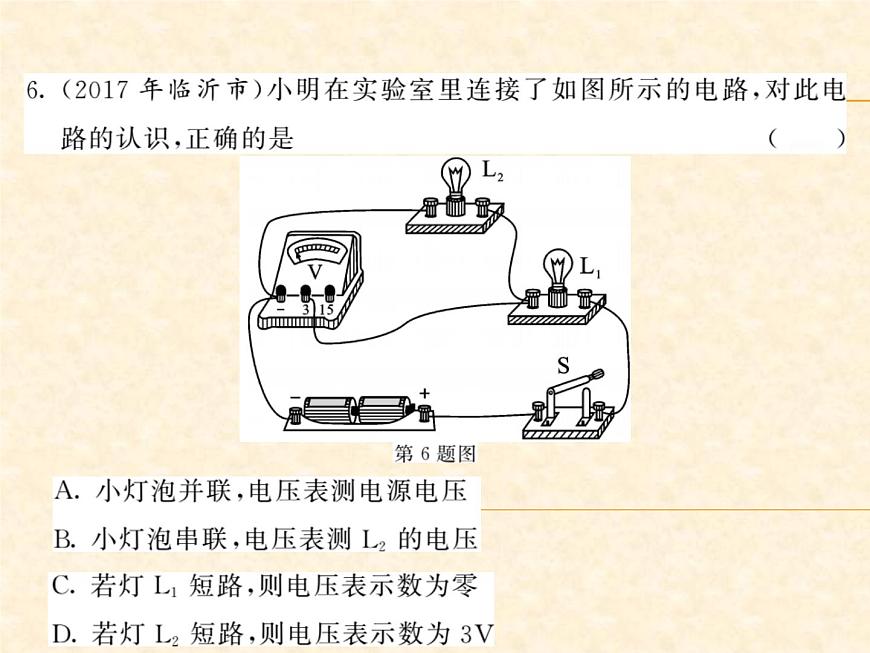 物理人教版九年級(jí)上冊(cè)同步教學(xué)課件綜合測(cè)試卷 第16章第7頁