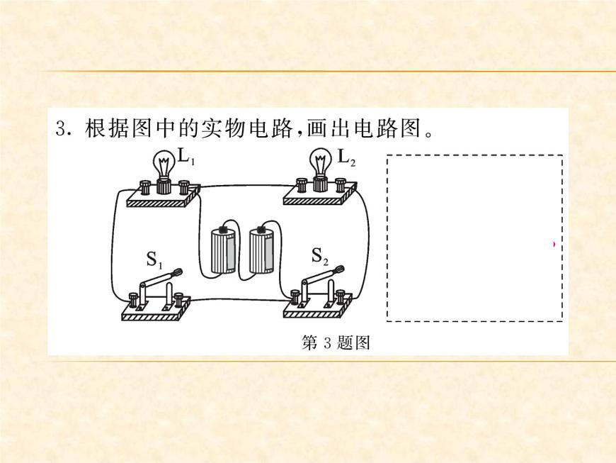 物理人教版九年級上冊同步教學課件專題4 畫電路圖、連實物圖第4頁