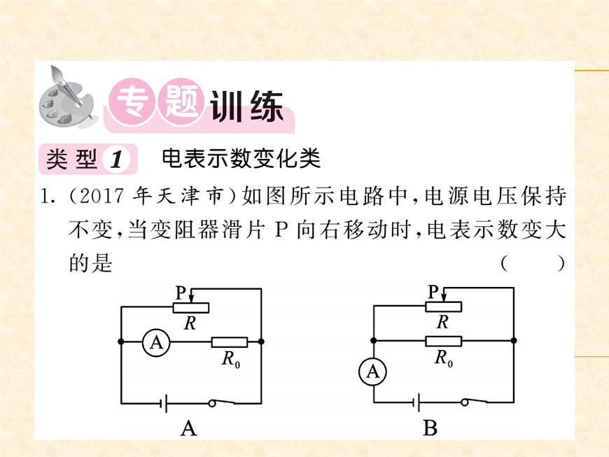 物理人教版九年級(jí)上冊(cè)同步教學(xué)課件專題8 動(dòng)態(tài)電路分析與計(jì)算第2頁