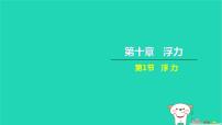 物理八年级下册10.1 浮力习题课件ppt