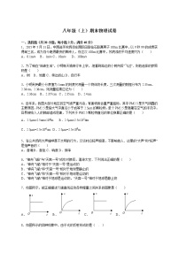 12、八年级(上)期末物理试卷(解析版)